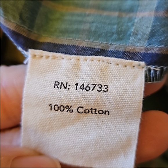 Mirth Ostuni Tiered Maxi Hand Loomed Cotton Dress Ocean Blue Plaid S Small NWT - Picture 7 of 8